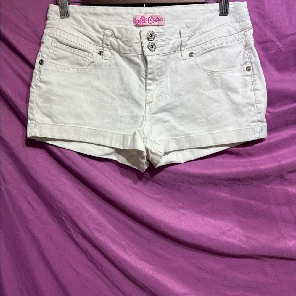 Candie's White Jean Shorts Summer-Ready Style, Size 9